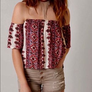 Billabong gorgeous off the shoulder top